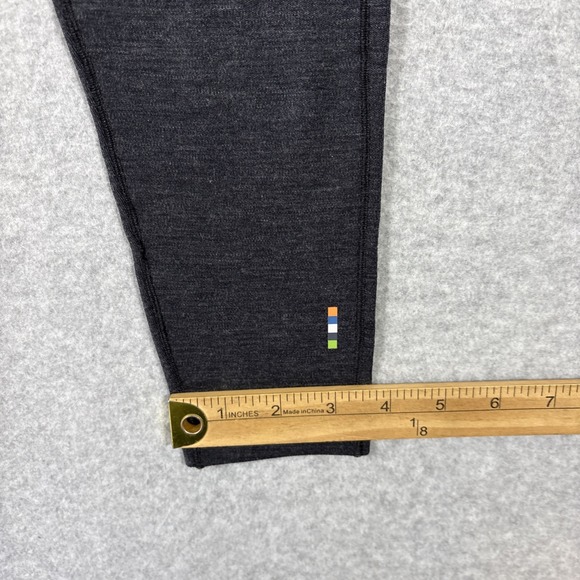 Smartwool Women's Sz S Charcoal Heather Thermal Merino Base Layer Bottom $125 - Picture 9 of 11